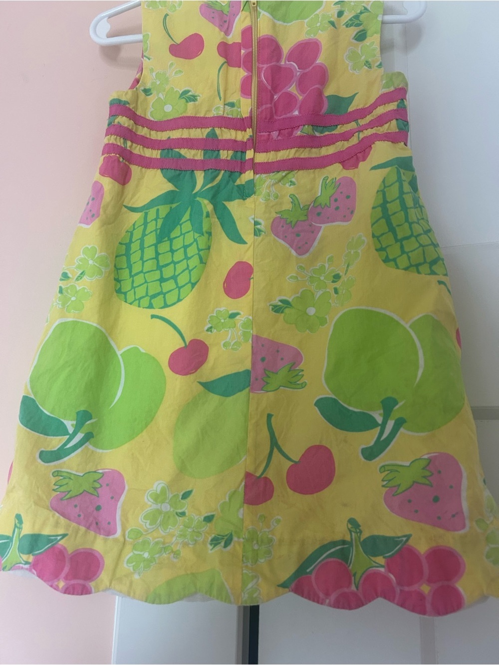Vintage Lilly Pulitzer Fruit Punch Dress White Label - Picture 5 of 6